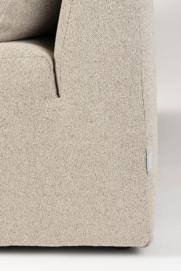 Zuiver Prosper chaise longue rechts Cappuccino