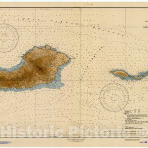 Anacapa Passage, 1946 - Nautical Chart Print