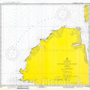 Cape Ikolik to Cape Kuliuk, 1973 - Nautical Chart Print