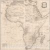 Historic Map : Composite Map: Vol. I. Africa, Plates I-IV, 1774, Vintage Wall Decor